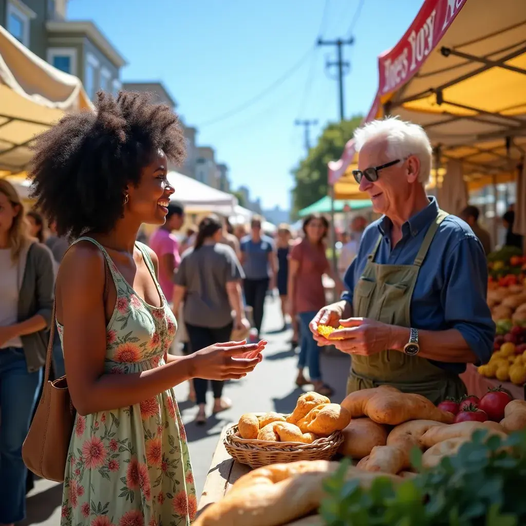 Семья, фотографирующаяся на фоне Золотых Ворот в парке